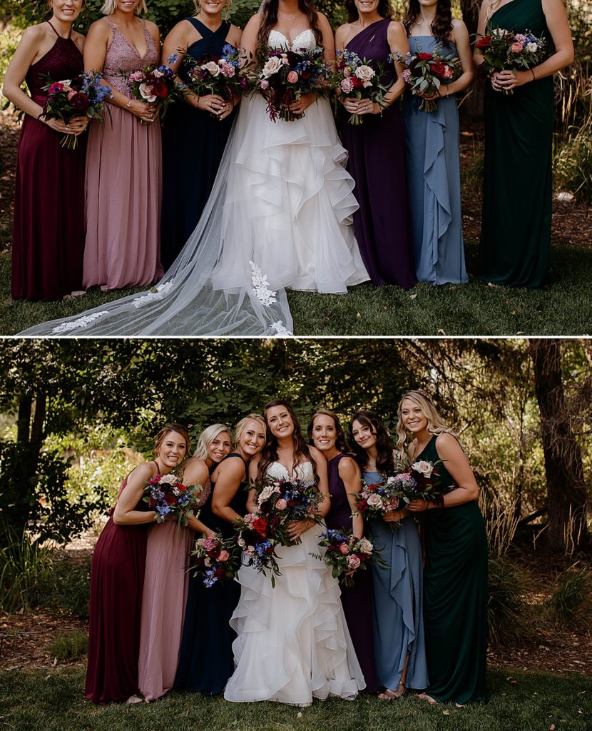 bridesmaids photos and inspiration during fall